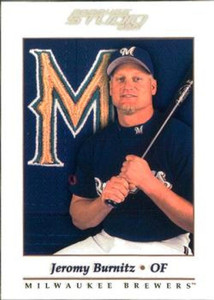 2001 Donruss Studio #148 Jeromy Burnitz NM-MT  Milwaukee Brewers 