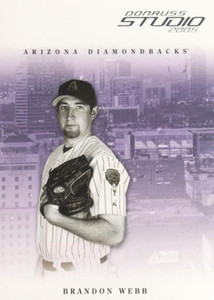 2005 Donruss Studio #14 Brandon Webb NM-MT  Arizona Diamondbacks 