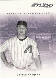 2005 Donruss Studio #16 Javier Vazquez NM-MT  Arizona Diamondbacks 