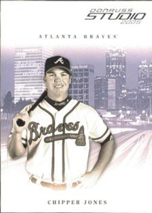 2005 Donruss Studio #26 Chipper Jones NM-MT  Atlanta Braves 