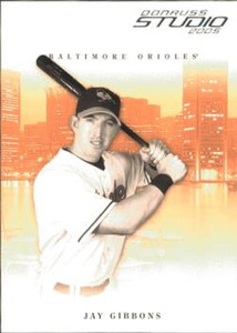 2005 Donruss Studio #36 Jay Gibbons NM-MT  Baltimore Orioles 