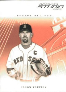 2005 Donruss Studio #48 Jason Varitek NM-MT  Boston Red Sox 