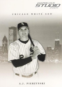 2005 Donruss Studio #66 A.J. Pierzynski NM-MT  Chicago White Sox 
