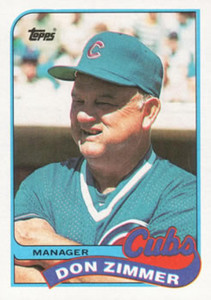 1989 Topps #134 Don Zimmer MG NM-MT Chicago Cubs 