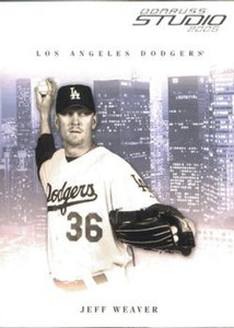 2005 Donruss Studio #157 Jeff Weaver NM-MT  Los Angeles Dodgers 