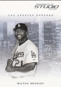 2005 Donruss Studio #158 Milton Bradley NM-MT  Los Angeles Dodgers 
