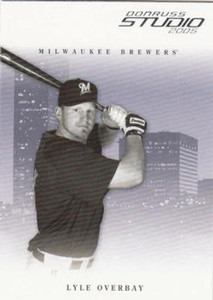 2005 Donruss Studio #166 Lyle Overbay NM-MT  Milwaukee Brewers 