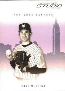 2005 Donruss Studio #196 Mike Mussina NM-MT  New York Yankees 