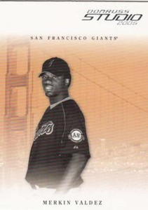 2005 Donruss Studio #243 Merkin Valdez NM-MT  San Francisco Giants 
