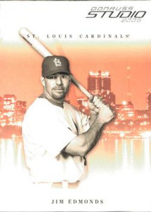 2005 Donruss Studio #261 Jim Edmonds NM-MT  St. Louis Cardinals 