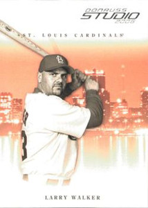 2005 Donruss Studio #262 Larry Walker NM-MT  St. Louis Cardinals 
