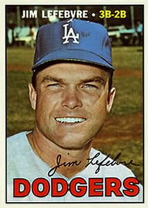 1967 Topps #260 Jim Lefebvre VG Los Angeles Dodgers 
