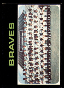 1971 Topps #652 Braves Team VG Atlanta Braves 