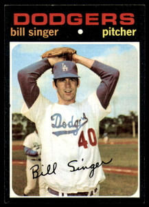 1971 Topps #145 Bill Singer VG Los Angeles Dodgers 
