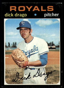 1971 Topps #752 Dick Drago VG Kansas City Royals 