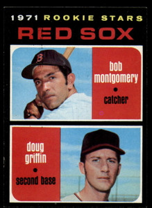 1971 Topps #176 Bob Montgomery/Doug Griffin VG RC Rookie Boston Red Sox 