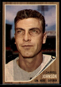 1962 Topps #16 Darrell Johnson VG Cincinnati Reds 