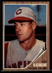 1962 Topps #103 Don Blasingame VG Cincinnati Reds 