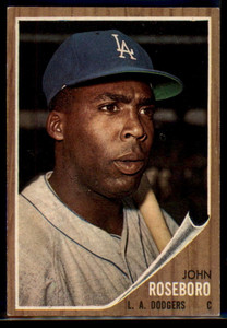 1962 Topps #32 John Roseboro UER VG Los Angeles Dodgers 