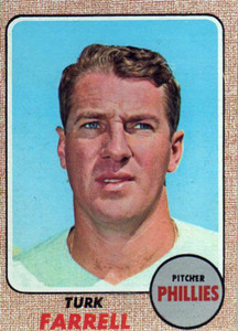1968 Topps #217 Turk Farrell VG Philadelphia Phillies 