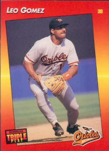 1992 Triple Play #131 Leo Gomez VG Baltimore Orioles 