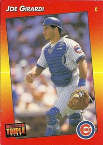 1992 Triple Play #151 Joe Girardi VG Chicago Cubs 