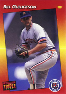 1992 Triple Play #161 Bill Gullickson VG Detroit Tigers 