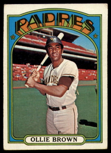 1972 Topps #551 Ollie Brown VG San Diego Padres 