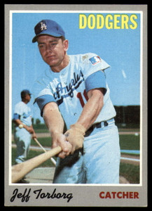 1970 Topps #54 Jeff Torborg VG Los Angeles Dodgers 