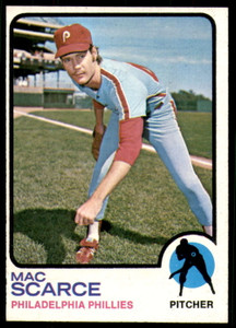 1973 Topps #6 Mac Scarce VG RC Rookie Philadelphia Phillies 