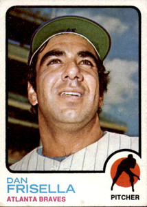 1973 Topps #432 Danny Frisella VG Atlanta Braves 