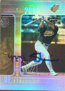 Matt Stairs Autographed 2000 SPx #10  