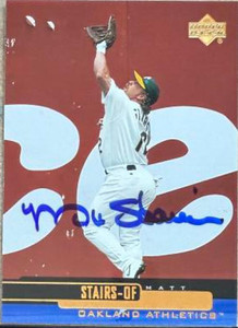 Matt Stairs Autographed 2000 Upper Deck #187 