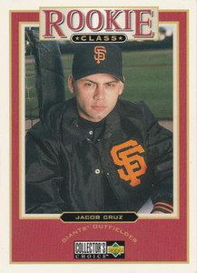 1997 Collector's Choice #9 Jacob Cruz NM-MT San Francisco Giants 