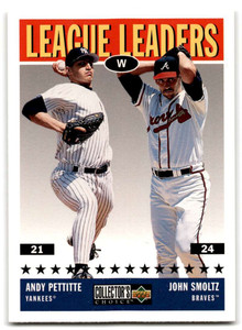 1997 Collector's Choice #60 John Smoltz/Andy Pettitte LL NM-MT Atlanta Braves/New York Yankees 