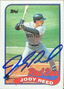 Jody Reed Autographed 1989 Topps #734