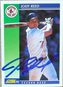 Jody Reed Autographed 1992 Score #85