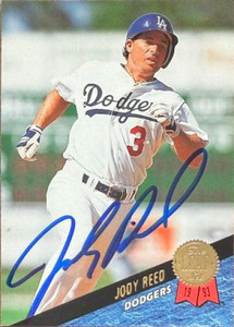 Jody Reed Autographed 1993 Leaf #299