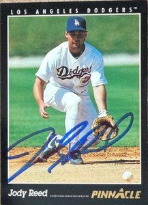 Jody Reed Autographed 1993 Pinnacle #519
