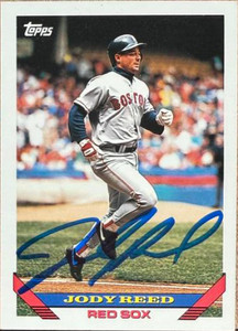 Jody Reed Autographed 1993 Topps Gold #103