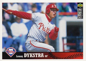 1997 Collector's Choice #196 Lenny Dykstra NM-MT Philadelphia Phillies 