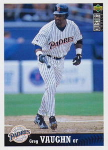 1997 Collector's Choice #208 Greg Vaughn NM-MT San Diego Padres 