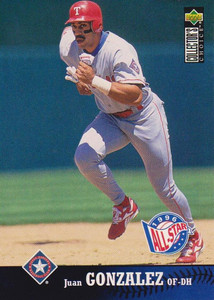 1997 Collector's Choice #240 Juan Gonzalez NM-MT Texas Rangers 