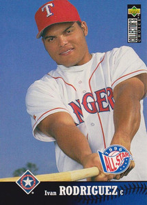 1997 Collector's Choice #243 Ivan Rodriguez NM-MT Texas Rangers 