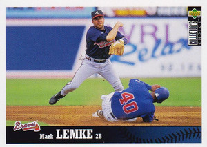 1997 Collector's Choice #269 Mark Lemke NM-MT Atlanta Braves 