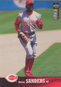 1997 Collector's Choice #305 Deion Sanders NM-MT Cincinnati Reds 