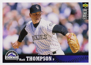 1997 Collector's Choice #322 Mark Thompson NM-MT Colorado Rockies 