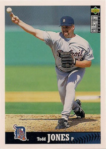 SOLD 176931 1997 Collector's Choice #324 Todd Jones NM-MT Detroit Tigers 