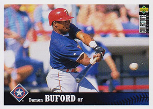 1997 Collector's Choice #487 Damon Buford NM-MT Texas Rangers 