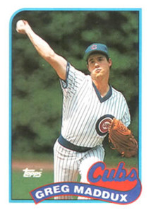 1991 Score #317 Greg Maddux VG Chicago Cubs - Under the Radar Sports